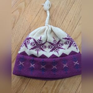 Vintage Vermont Originals 100% Wool Knit Winter Hat